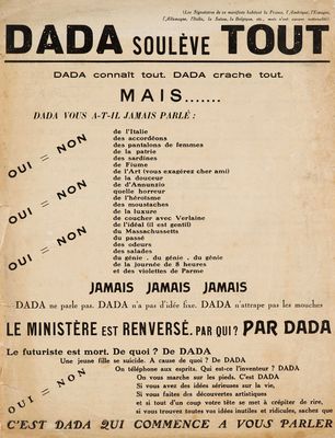 une affiche en noir et blanc sur laquelle figure une liste de noms