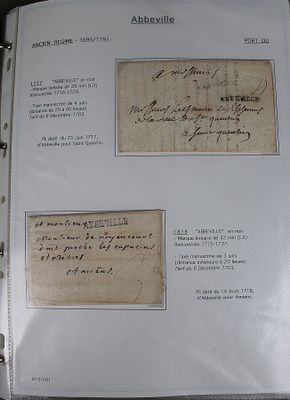 deux pages d'un document comportant des annotations manuscrites