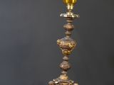 an image of a lamp that is sitting on a table next to a lamp