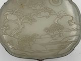 an image of a white box with birds and flowers on it