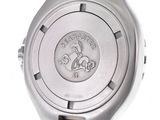 a close up of a watch on a white background
