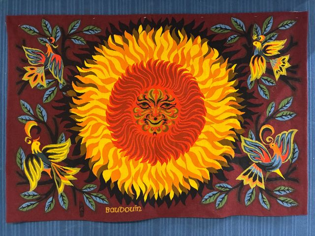 Tapisserie d’Aubusson « Amazonie » d’après un carton de Pierre BA...