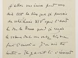 une lettre manuscrite du président de la République française à son épouse