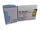 une boîte de produits de soins du visage Dr Herma à côté d'une boîte de produits de soins du visage Dr Herma