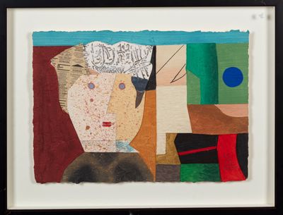 une image d'un tableau représentant un homme avec un chapeau sur la tête