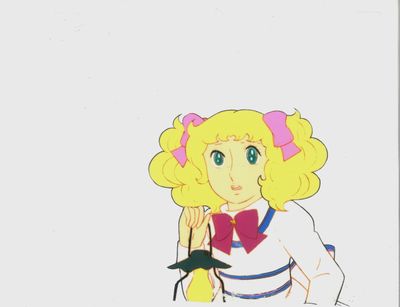 sailor girl in sailor outfit holding a black bird in her hand