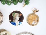 a picture of a collection of jewelry on a table