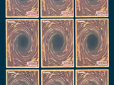 six square tiles of different sizes and shapes with a blue background