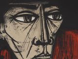 a painting of a man with a hat on his head
