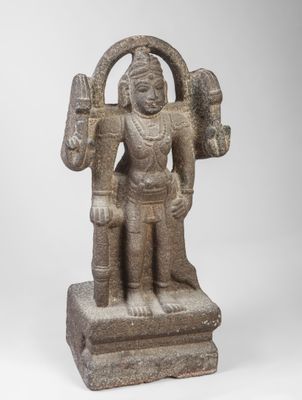 Virabhadra avec une mandorle, école Vijayanagar, XVIe siècle…
