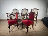 four chairs with red upholstered upholstered upholstered upholstered upholstered upholstered upholstered upholstered