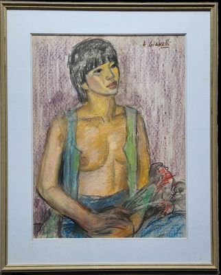 Antoine GIANELLI (1896-1983) Nu à Madagascar