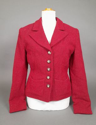 SONIA RYKIEL, PARIS. Veste de tailleur épaulée à col cranté,…