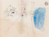 une image représentant le dessin d'une œuvre d'art sur une feuille de papier