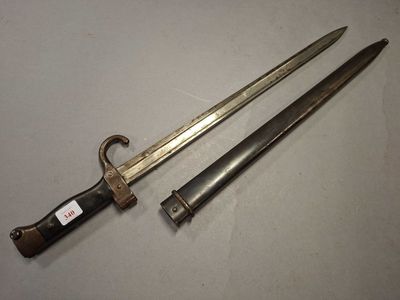 BAIONNETTE Ml 1892 BERTHIER, croisière à quillon.