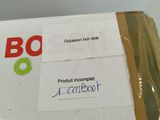 a box with a label on it that says bbq
