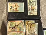 a lot of cards that are sitting on a table