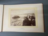 an old photo of a cruise ship in the water