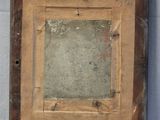 an old picture of a picture of a person in a picture frame