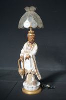 2 grandes statues / lampadaires en céramique - personnages c… (photo 4)