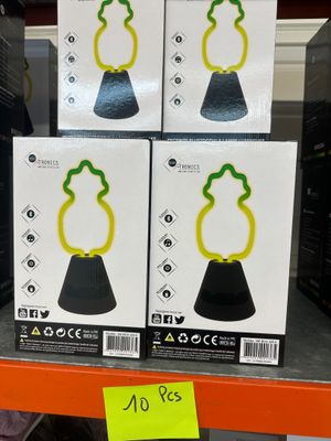 Lot de 10 lampes enceintes ananas
