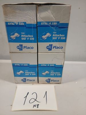Lot de 4 boîtes d’attaches Stil F530 marque Placo, 100 pièce…