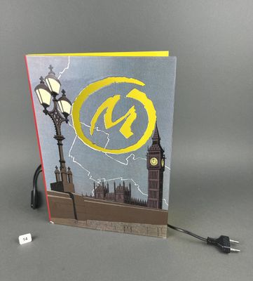 une carte sur laquelle figurent Big Ben et un lampadaire