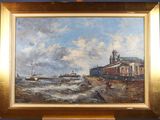 a picture of a painting hanging on a wall