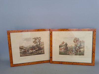D'après Carle VERNET "La chasse" et "L'Halali"