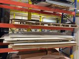 a large rack with many different types of materials in it