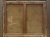 an image of a window with a brown frame and a brown wall