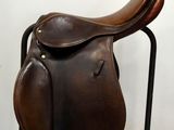 an image of a horse saddle on a stand