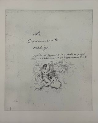 an image of a drawing of a woman sitting on a chair