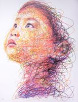 Estampe pigmentaire signée de Hom NGUYEN - Série 'La Paix'