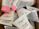 a box full of different types of creams in it