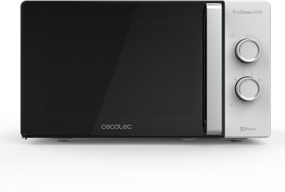 une image d'un four à micro-ondes sur fond blanc