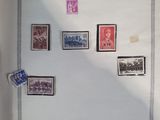 a picture of a refrigerator with stamps on it