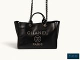 chanel paris tote bag with chain handles