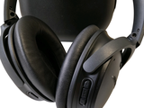 a pair of headphones sitting on top of each other