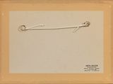 an old picture of a piece of paper with a wire attached to it