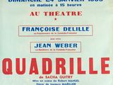 a poster advertising the concert of the opera quarrille