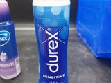 a bottle of deodorant and a bottle of deodorant on a counter