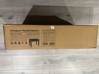 Banc de piano ROLAND mod RPB-220RW, pallisandre, hauteur rég… - Photo 1