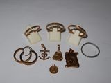 a lot of different rings and rings that are on a table