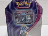 a close up of a box of pokemon trading card game
