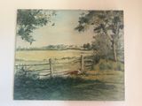 a picture of a painting on the wall of a house