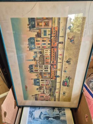 une photo d'une photo d'une ville dans une boîte