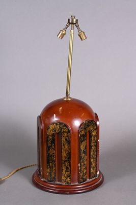 TRAVAIL FRANÇAIS 1950 Lampe de table à une lumière à corps o…