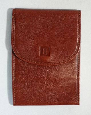 HEXAGONA Portefeuille en cuir marron