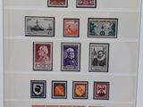 a picture of a framed picture with stamps on it